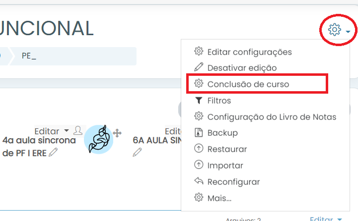Conclusão do curso
