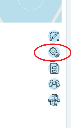 Configuração do curso